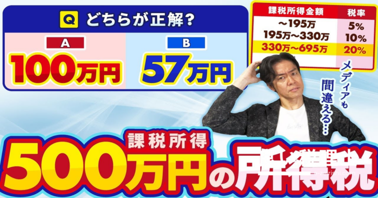 稼ぎすぎると手取りが減る？累進課税の真実を税理士が解説