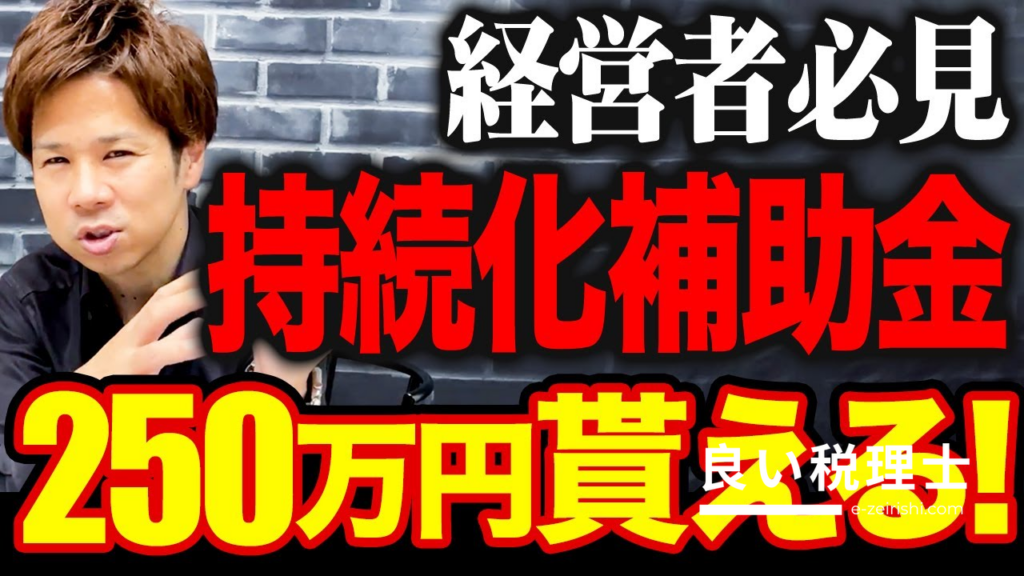 税理士が解説！持続化補助金で最大250万円を得る方法