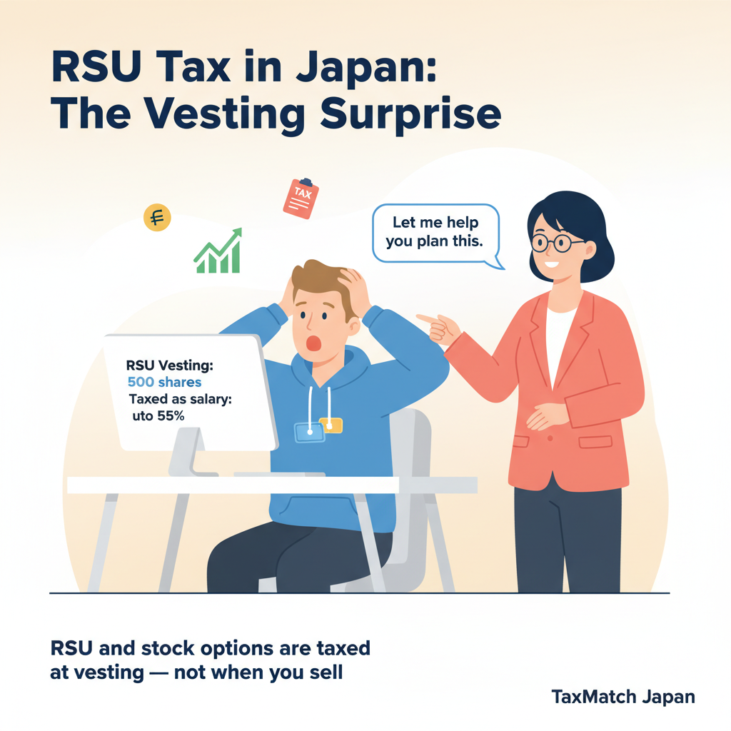 Tech worker shocked by RSU vesting tax while tax accountant explains calmly