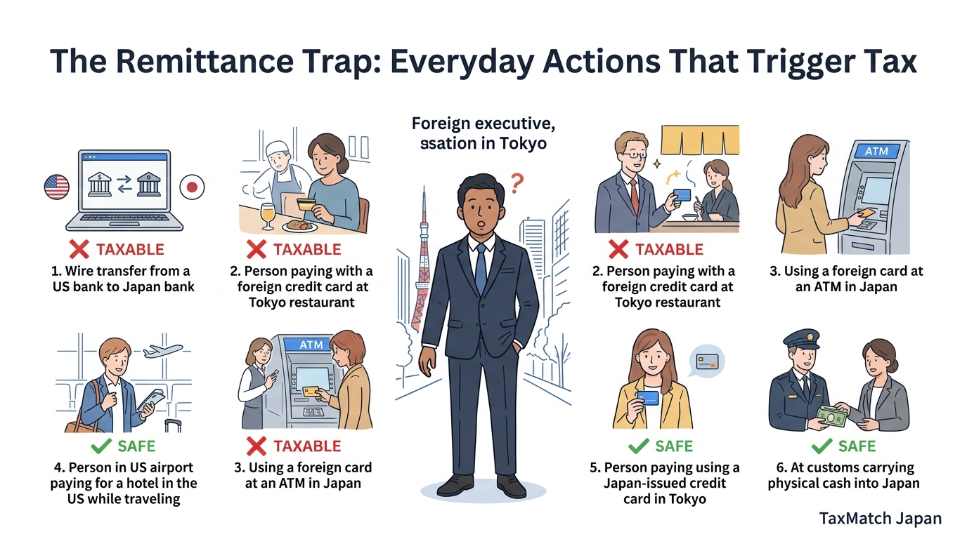 Remittance trap - everyday actions like credit card use and ATM withdrawals trigger tax for NPRs