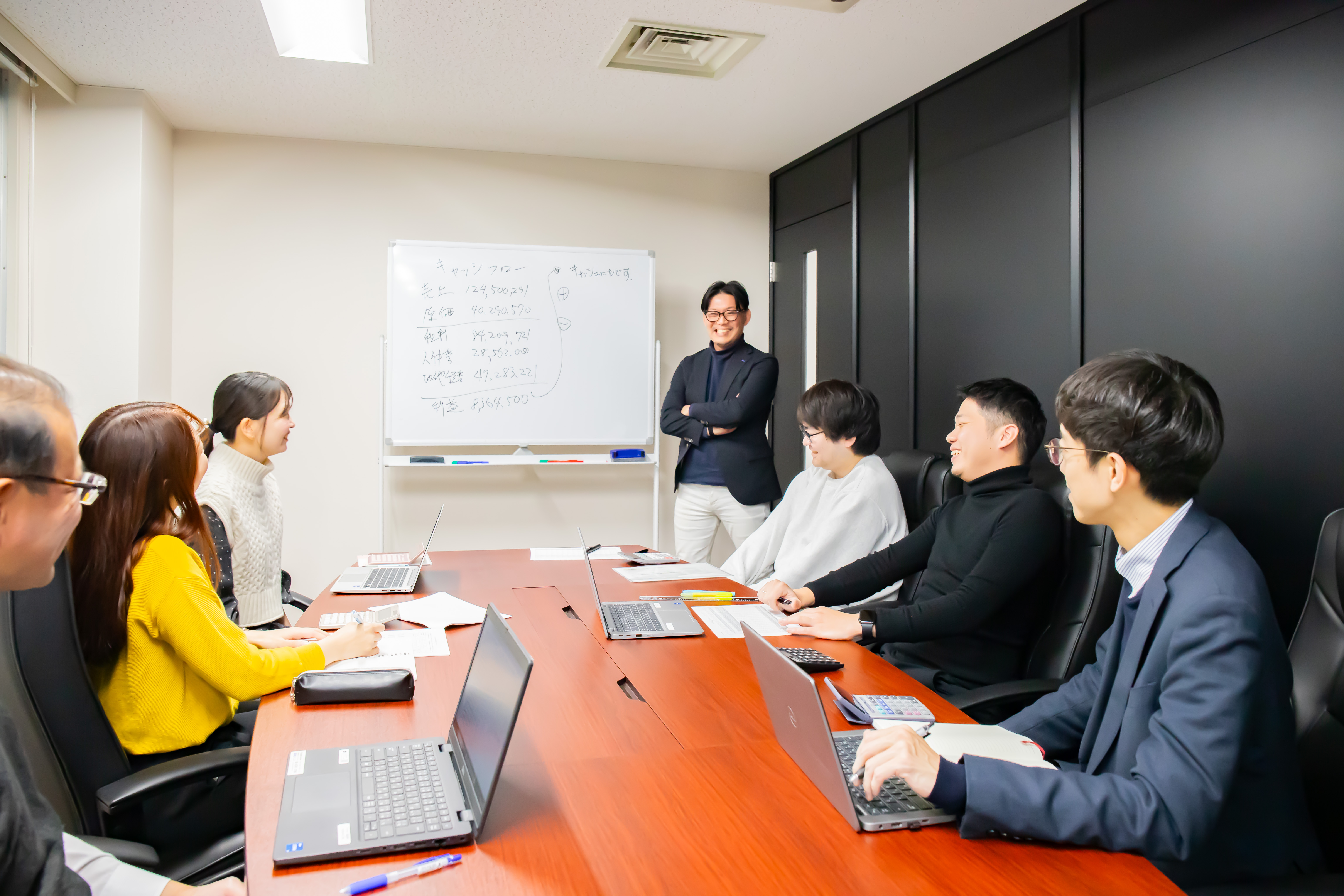 インタビュー風景